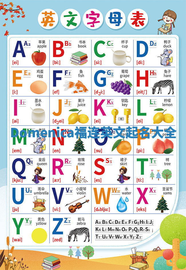 Domenica福连英文起名大全