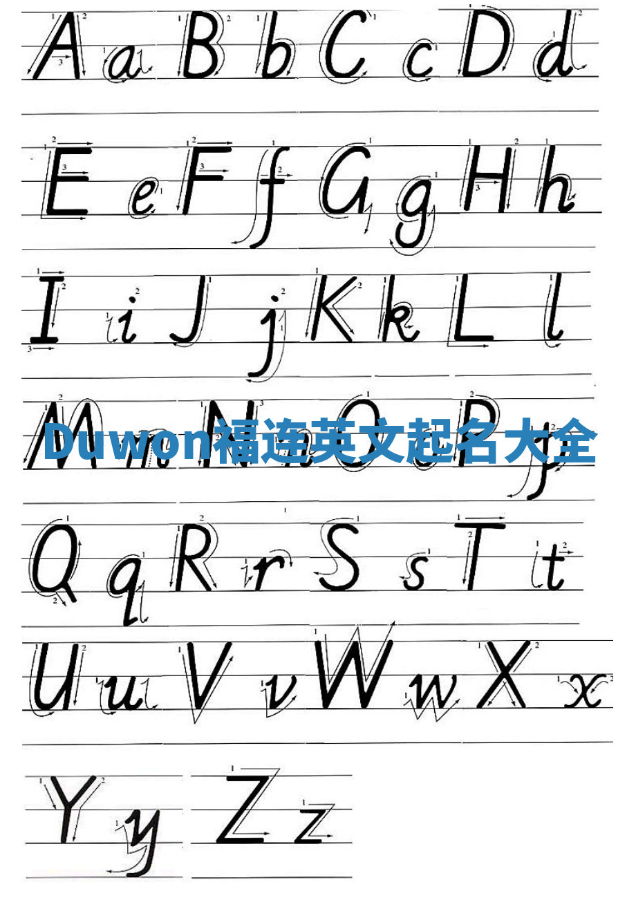 Duwon福连英文起名大全