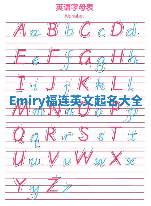 Emiry福连英文起名大全