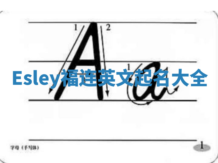 Esley福连英文起名大全