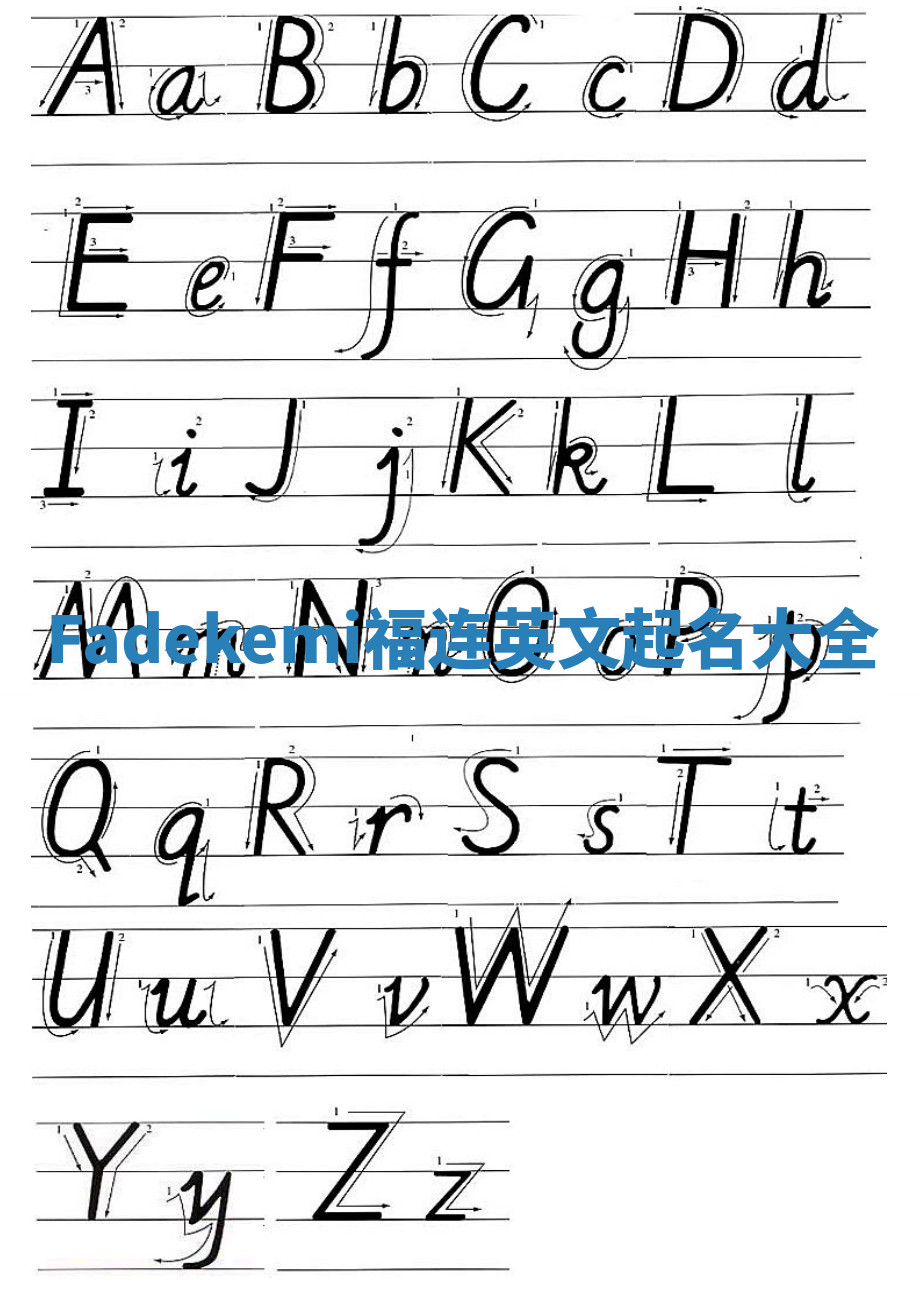 Fadekemi福连英文起名大全