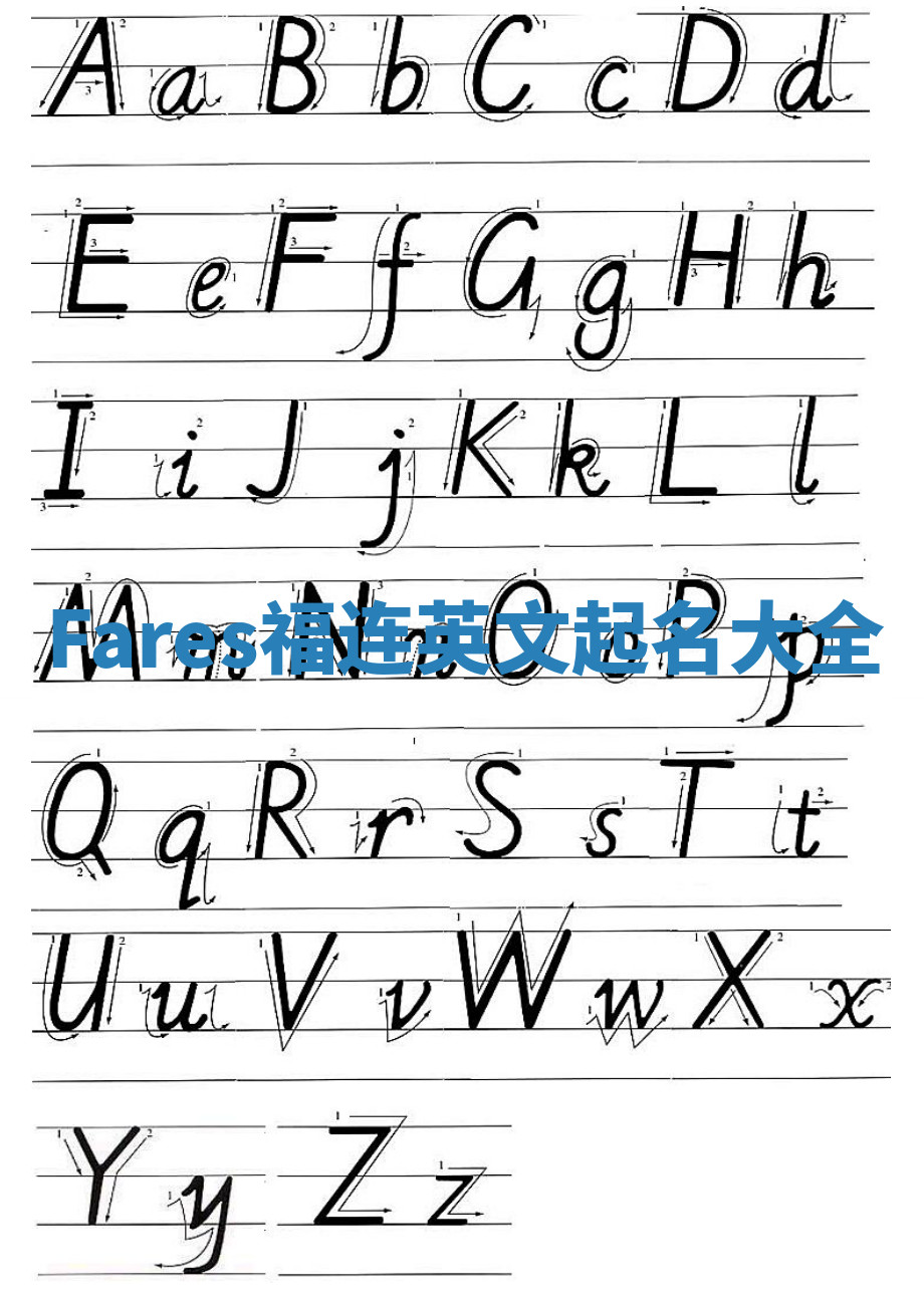 Fares福连英文起名大全