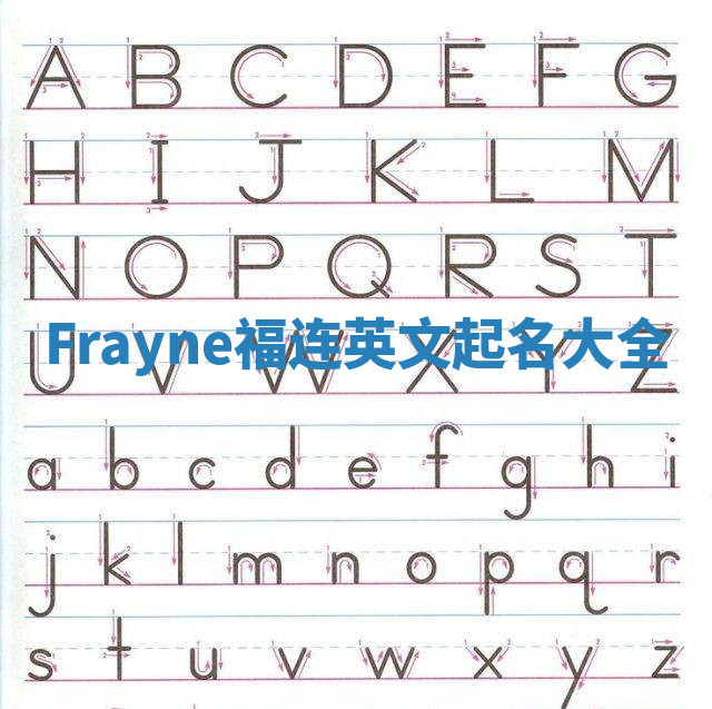 Frayne福连英文起名大全