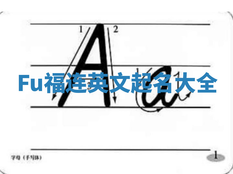 Fu福连英文起名大全