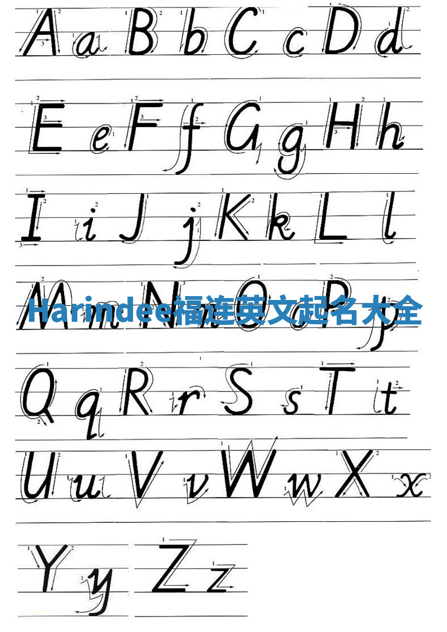 Harindee福连英文起名大全