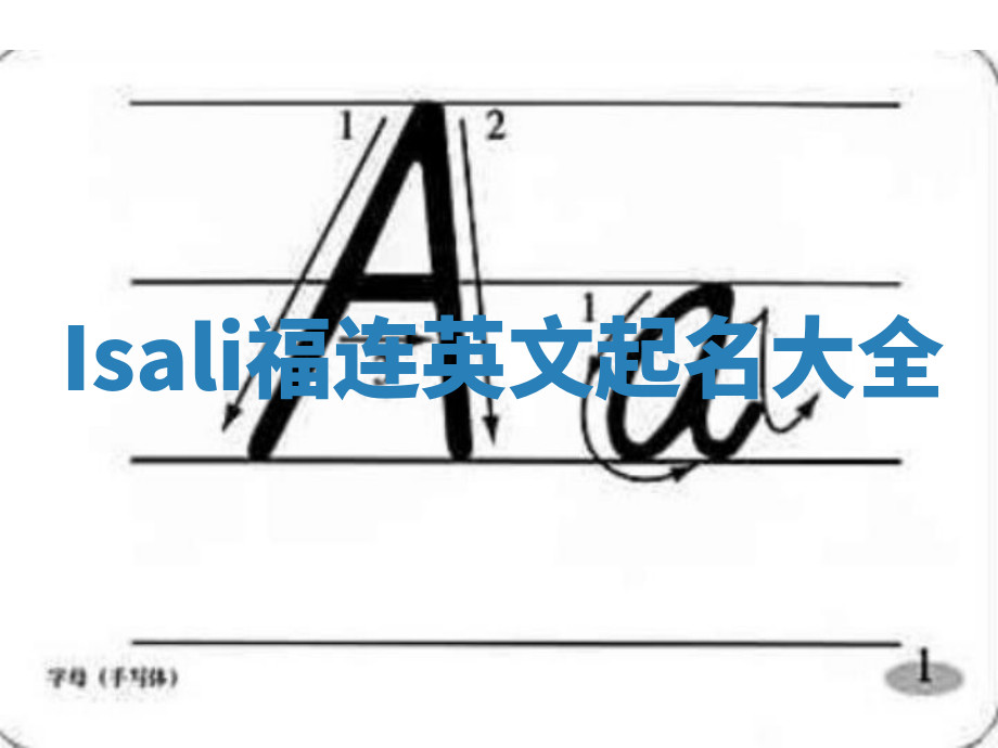 Isali福连英文起名大全