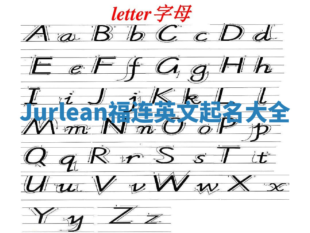 Jurlean福连英文起名大全