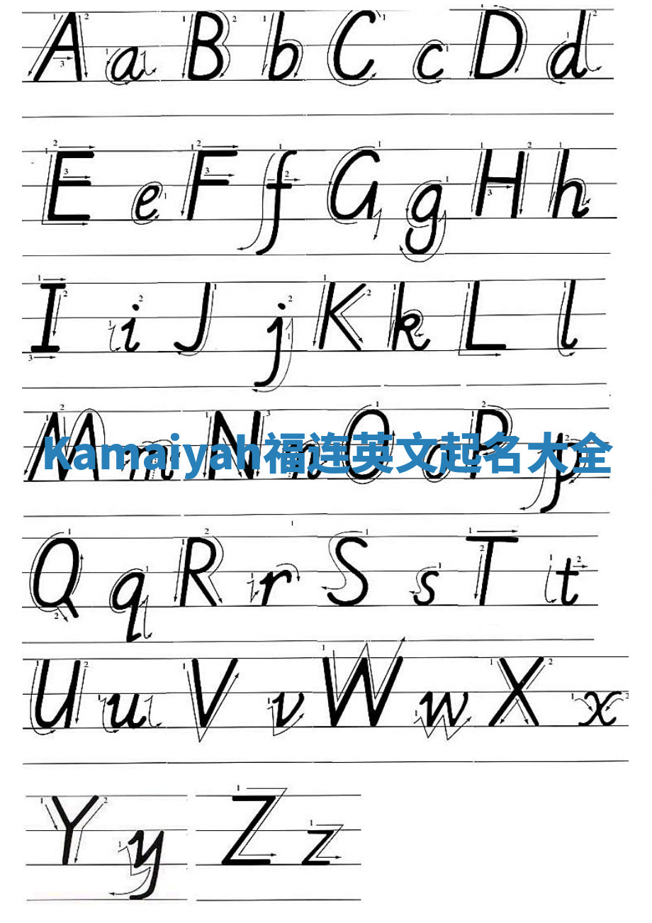 Kamaiyah福连英文起名大全