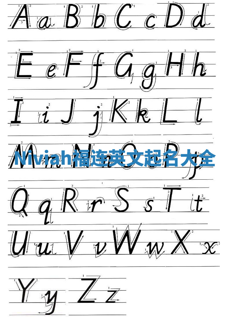 Niviah福连英文起名大全