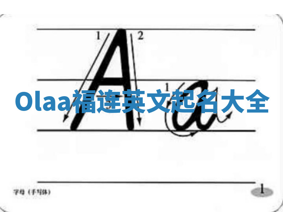 Olaa福连英文起名大全