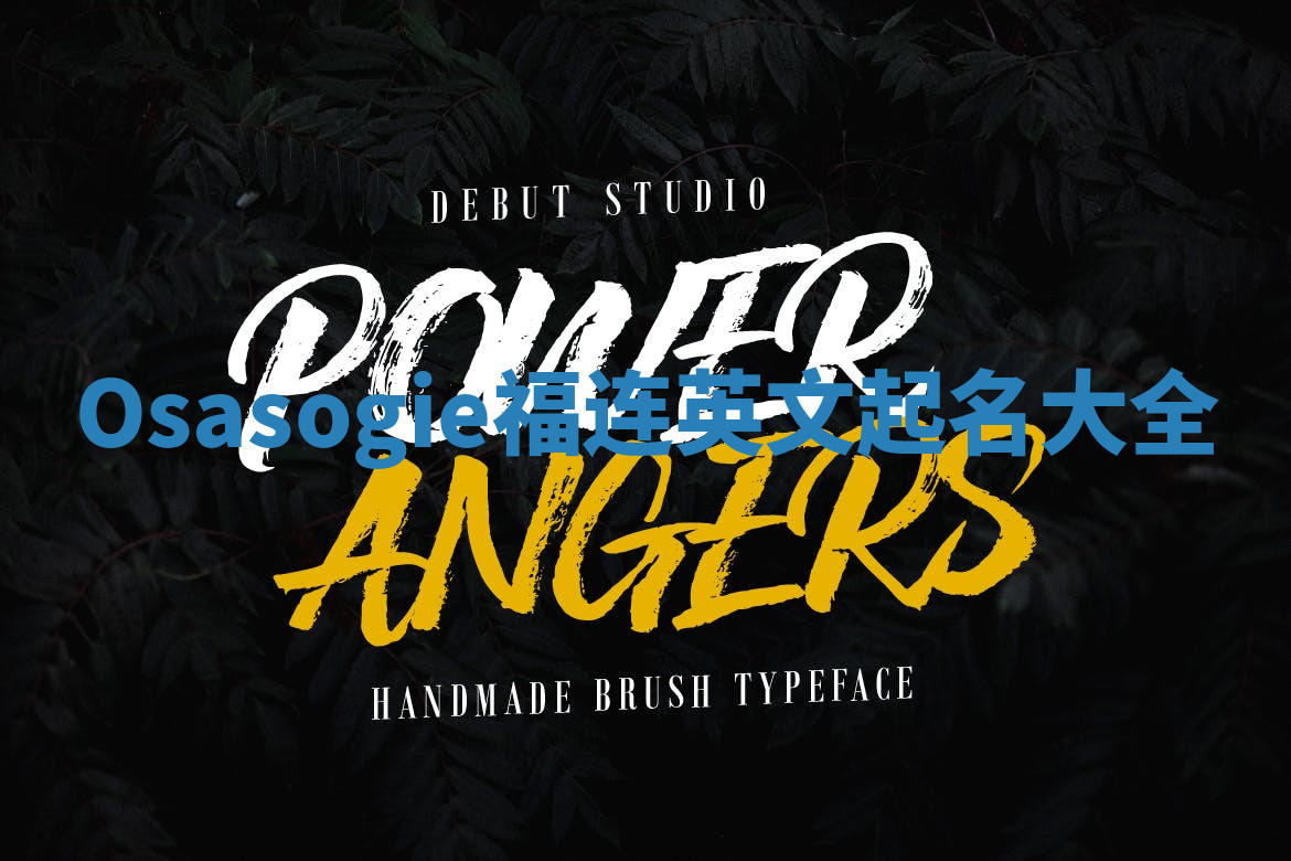 Osasogie福连英文起名大全