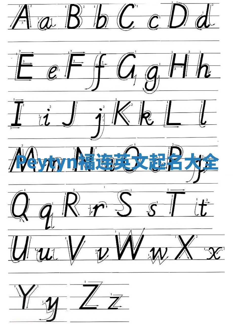 Peytyn福连英文起名大全