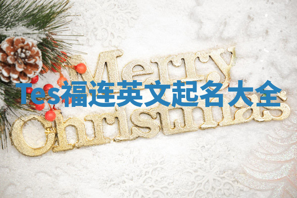 Tes福连英文起名大全