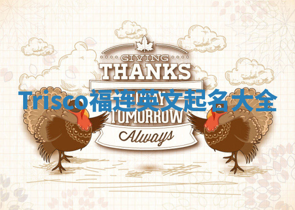 Trisco福连英文起名大全