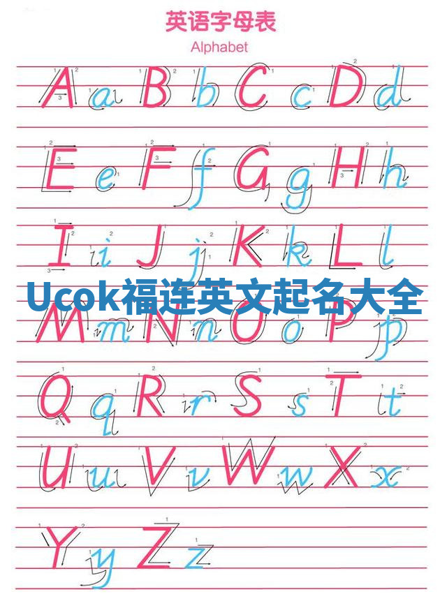 Ucok福连英文起名大全
