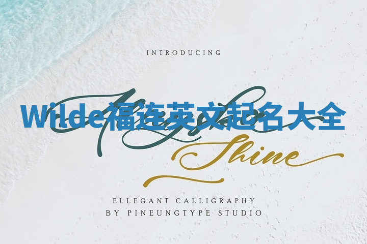 Wilde福连英文起名大全