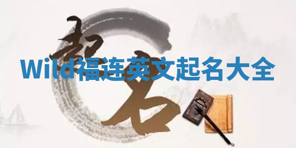 Wild福连英文起名大全