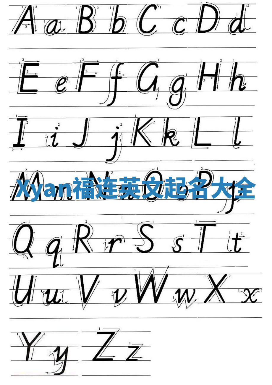 Xyan福连英文起名大全