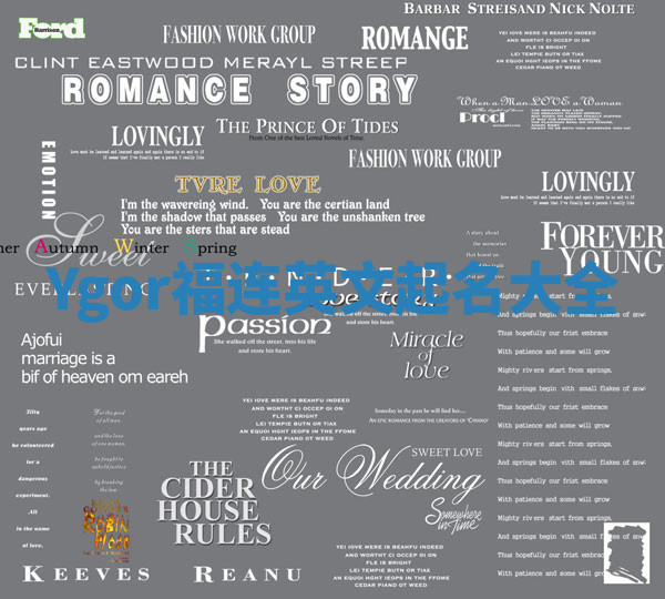 Ygor福连英文起名大全