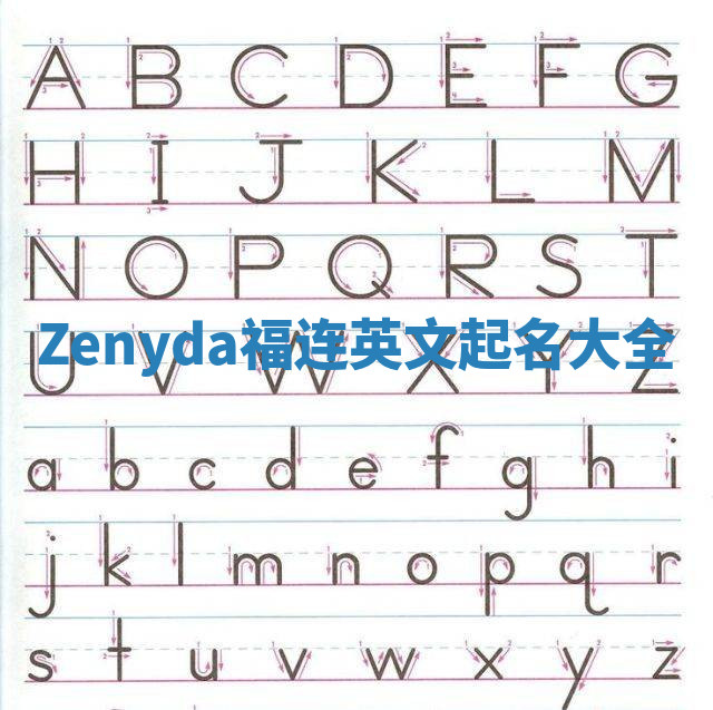 Zenyda福连英文起名大全