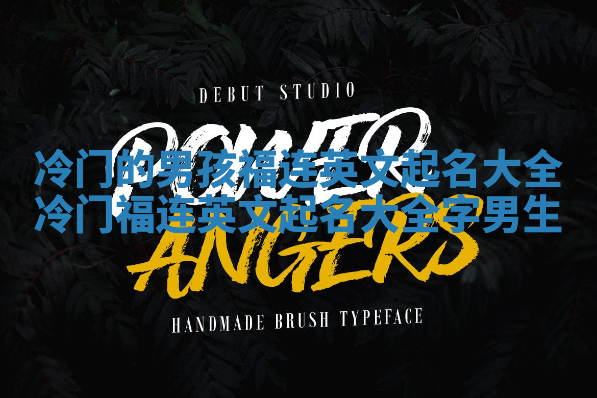 冷门的男孩福连英文起名大全_冷门福连英文起名大全字男生