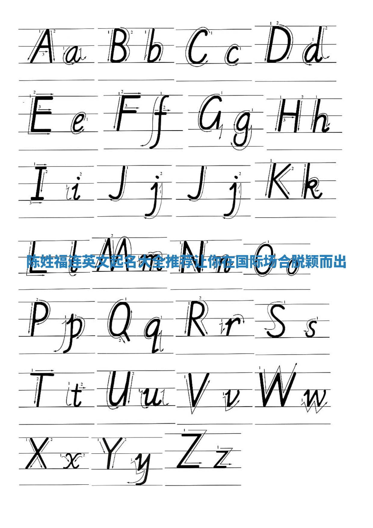 陈姓福连英文起名大全推荐让你在国际场合脱颖而出